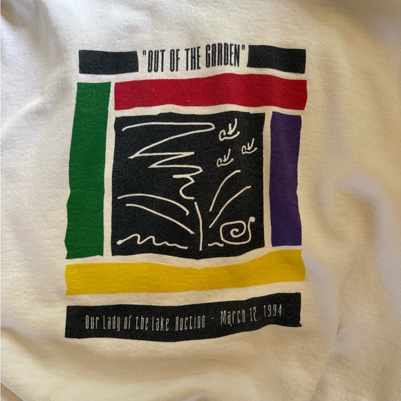 ✨ Vintage 90s Our Lady of the Lake Sweatshirt M - Picture 3 of 8